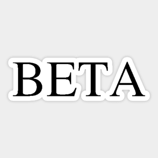 BETA Sticker